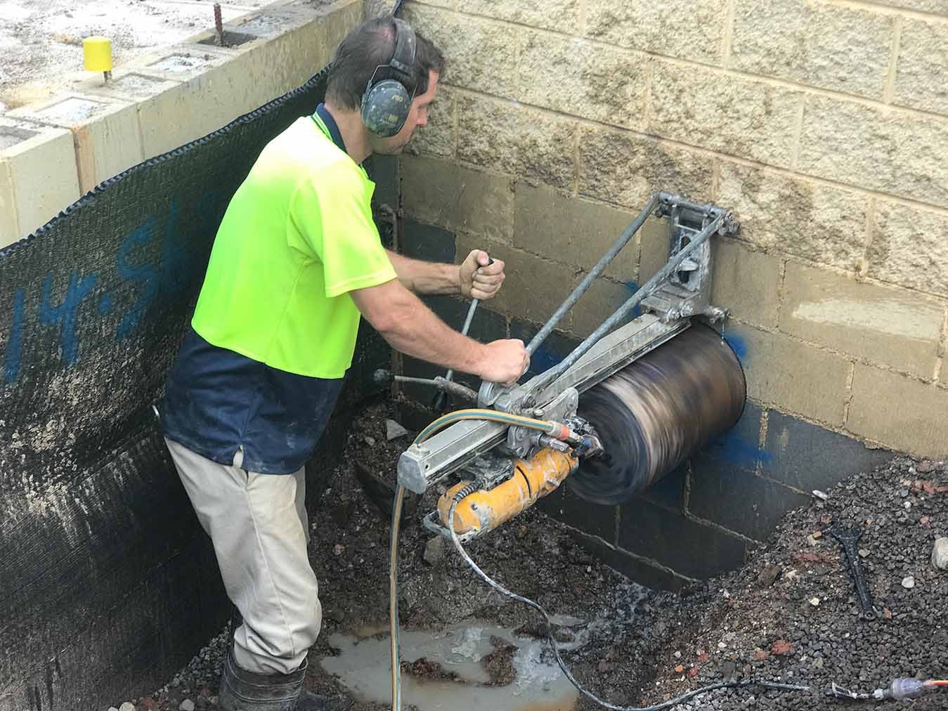 Wall sawing services South Western Sydney